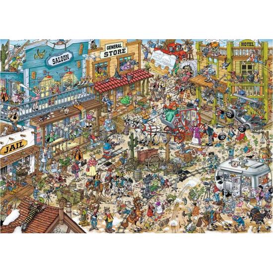 Puzzle Ravensburger Western Filming Set de 1000 pièces