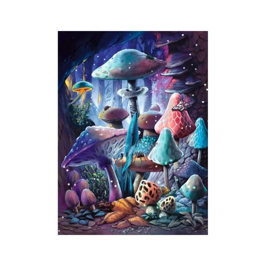 Puzzle Ravensburger Champignons Au Clair De Lune 500 pièces