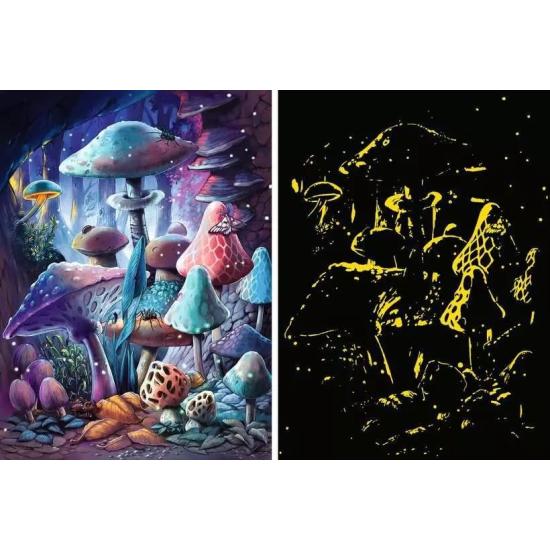 Puzzle Ravensburger Champignons Au Clair De Lune 500 pièces