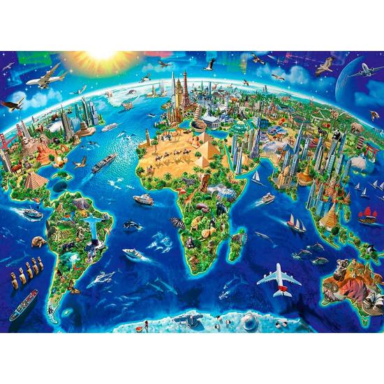 Ravensburger Puzzle Symboles du Monde XXL 200 pièces