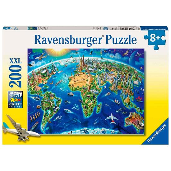 Ravensburger Puzzle Symboles du Monde XXL 200 pièces