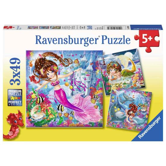 Ravensburger Puzzle Sirènes enchanteresses 3x49 pièces