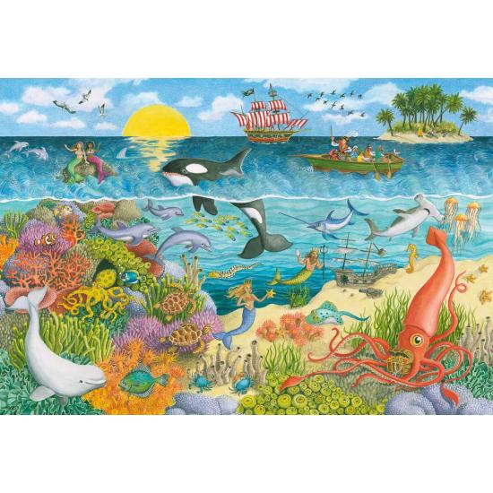 Ravensburger Sirènes et pirates Puzzle 2x24 pièces Ravensburger Sirènes et pirates Puzzle 2x24 pièces