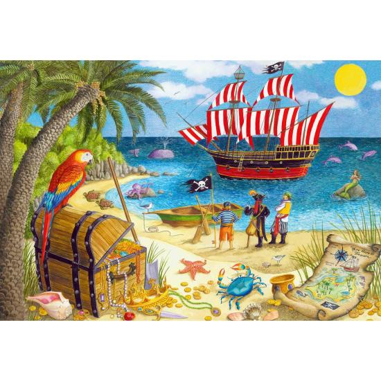 Ravensburger Sirènes et pirates Puzzle 2x24 pièces Ravensburger Sirènes et pirates Puzzle 2x24 pièces