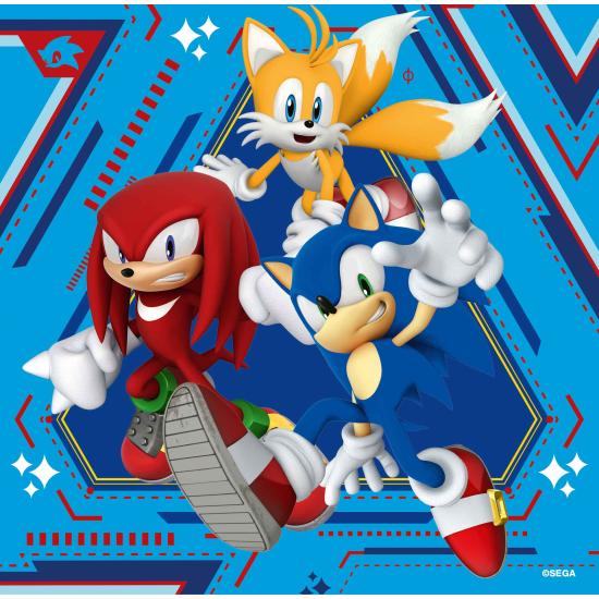 Puzzle Ravensburger Sonic 3x49 pièces Puzzle Ravensburger Sonic 3x49 pièces