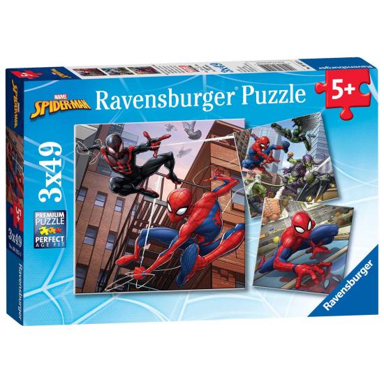 Ravensburger Spiderman Puzzle 3x49 pièces Ravensburger Spiderman Puzzle 3x49 pièces