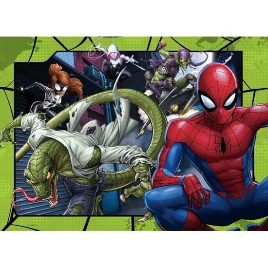 Puzzle Ravensburger Spiderman 4 x 100 pièces Puzzle Ravensburger Spiderman 4 x 100 pièces