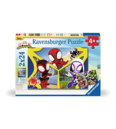 Puzzle Ravensburger Spidey Amazing Friends 2x24 pièces