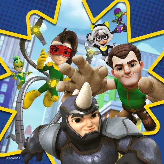 Puzzle Ravensburger Spidey Amazing Friends 3x49 pièces