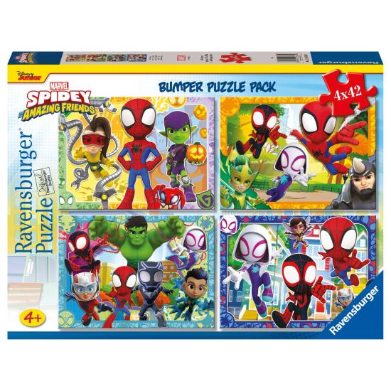 Puzzle Ravensburger Spidey Amazing Friends 4x42 Pzs