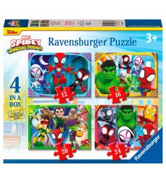 Puzzle Ravensburger Spidey and Firends progressif 12+16+20+24 pc