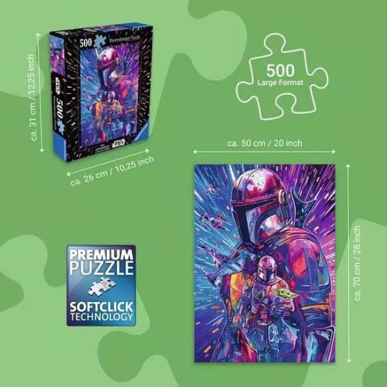 Puzzle Ravensburger Star Wars Hyperspace Le Mandalorien 1000 piè