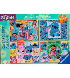 Puzzle Ravensburger Stitch 4 x 100 pièces