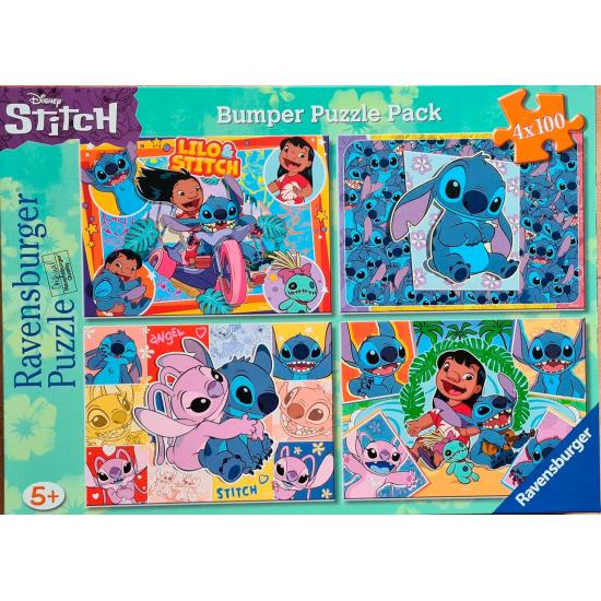 Puzzle Ravensburger Stitch 4 x 100 pièces