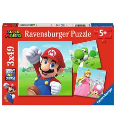 Ravensburger Super Mario Puzzle 3x49 pièces