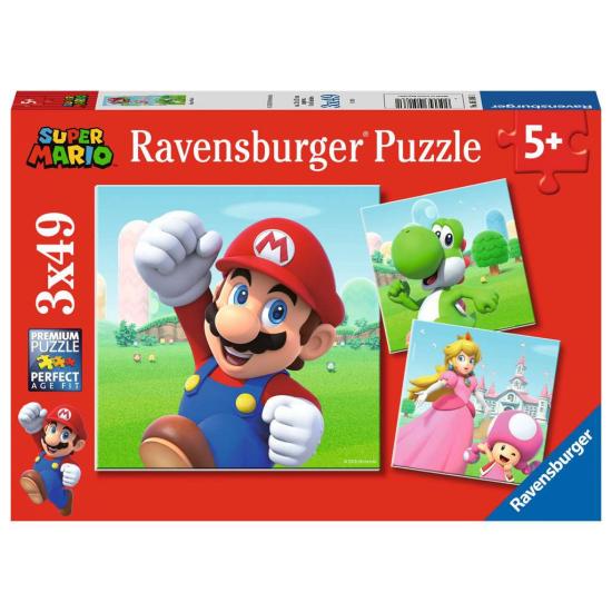 Ravensburger Super Mario Puzzle 3x49 pièces