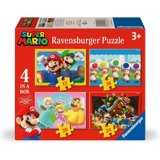 Puzzle Ravensburger Super Mario progressif 12+16+20+24 pcs