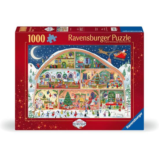 Puzzle Ravensburger Atelier du Père Noël 1000 pièces