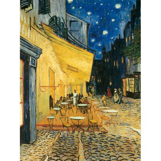 Puzzle Ravensburger Terrasse de café la nuit 1000 pièces