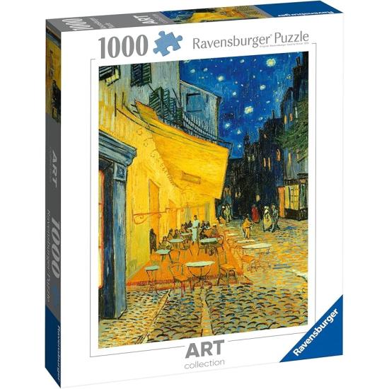 Puzzle Ravensburger Terrasse de café la nuit 1000 pièces