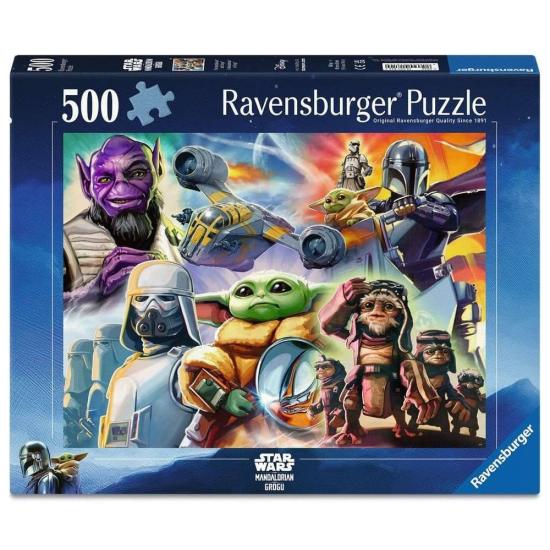 Puzzle Ravensburger The Mandalorian and Grogu 500 Pièces