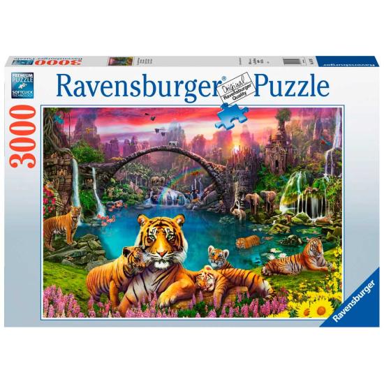 Ravensburger Puzzle Tigres au Paradis Lagon 3000 pièces