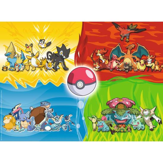 Ravensburger Puzzle Types de Pokemon XXL 150 pièces Ravensburger Puzzle Types de Pokemon XXL 150 pièces