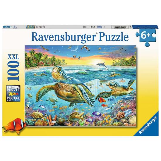 Puzzle Ravensburger Tortues de mer XXL 100 pièces