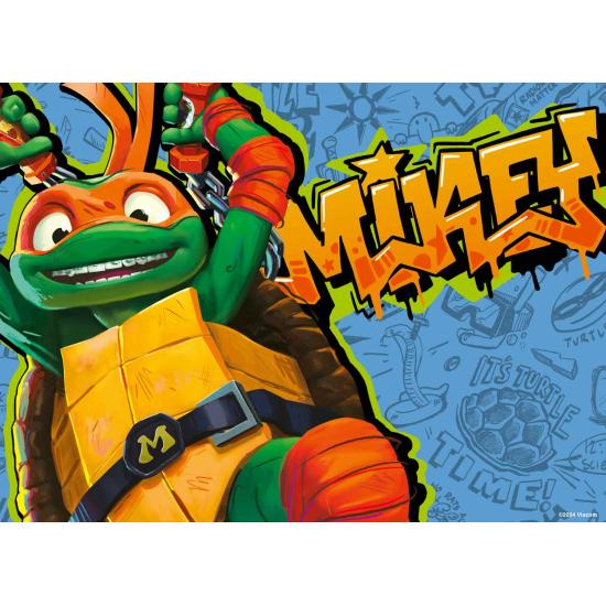 Puzzle Ravensburger Ninja Turtles 4 x 100 pièces
