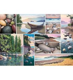 Puzzle Ravensburger Tranquillité sur la côte ouest 1000 pièces