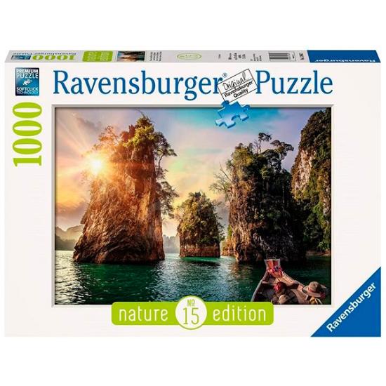 Ravensburger Puzzle Three Rocks à Cheow Lan, Thaïlande 1000 pièc