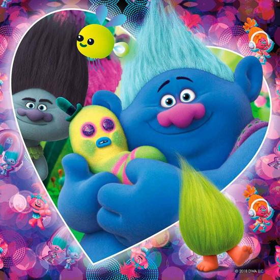 Ravensburger Les Trolls Puzzle 3x49 pièces