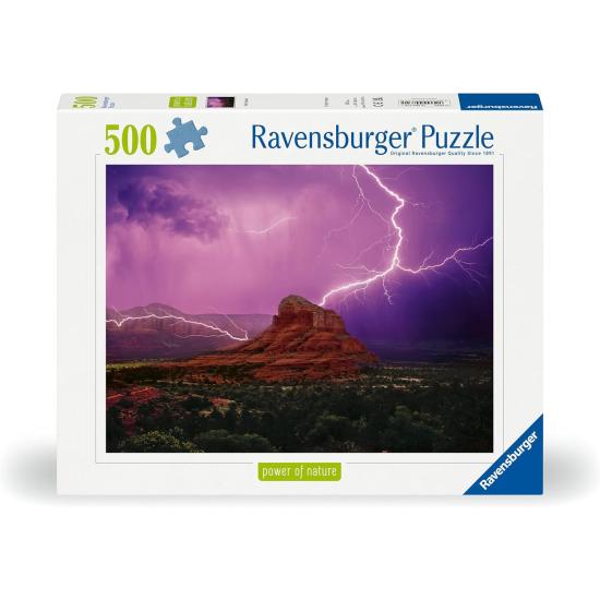 Puzzle Ravensburger Tonnerre rose 500 Pièces Puzzle Ravensburger Tonnerre rose 500 Pièces