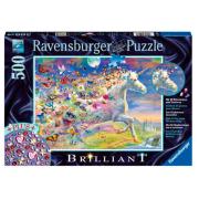 Ravensburger Licorne et papillons Puzzle 500 pièces