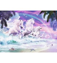 Ravensburger Puzzle Licornes sur la plage XXL 150 pièces