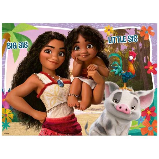 Puzzle Ravensburger Moana 2 4 x 100 pièces