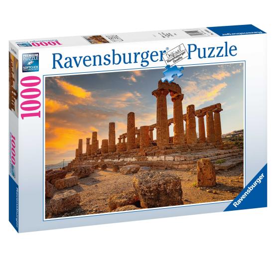 Puzzle Ravensburger Vallée des Temples, Agrigente de 1000 pièces Puzzle Ravensburger Vallée des Temples, Agrigente de 1000 pièces