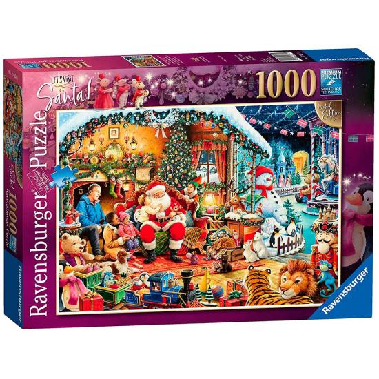 Ravensburger Let's Visit Santa Claus Puzzle, 1000 pièces