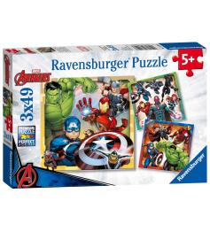 Ravensburger Avengers Puzzle 3x49 pièces