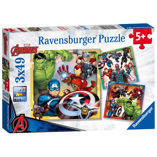 Ravensburger Avengers Puzzle 3x49 pièces