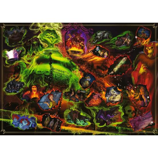Ravensburger Puzzle Méchants Disney : Roi Cornu 1000 pièces