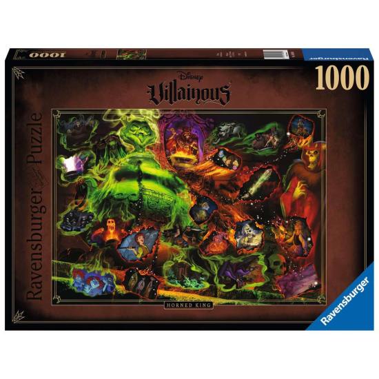 Ravensburger Puzzle Méchants Disney : Roi Cornu 1000 pièces