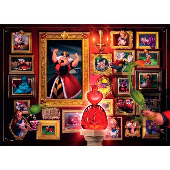 Ravensburger Puzzle Méchants Disney : Reine de Cœur de 1000