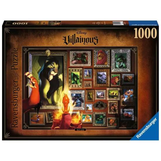 Ravensburger Puzzle Méchants Disney : Cicatrice 1000 pièces
