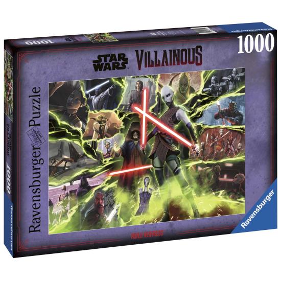 Ravensburger Méchants Star Wars Asajj Ventress 1000 Pz Puzzle