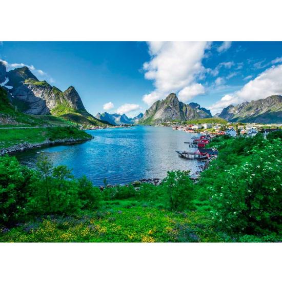 Ravensburger Vue des Lofoten, Norvège Puzzle 1000 pièces