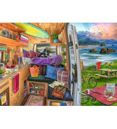 Puzzle Ravensburger Vues depuis le camping-car XXL 500 pièces
