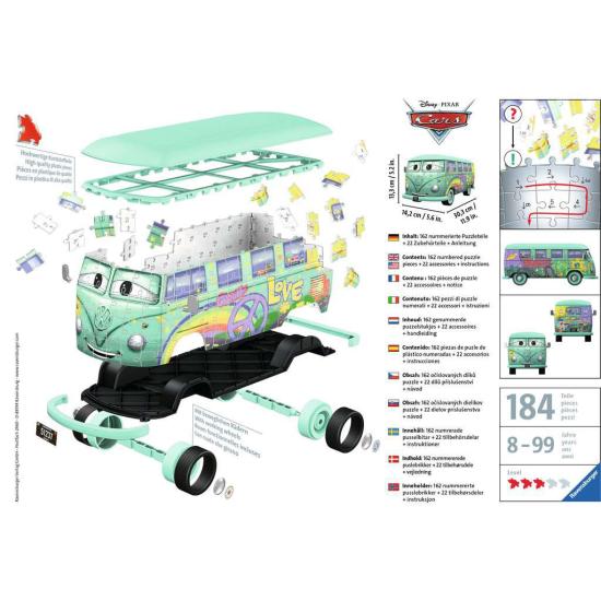 Ravensburger Volkswagen T1 Cars Puzzle 3D 162 pièces