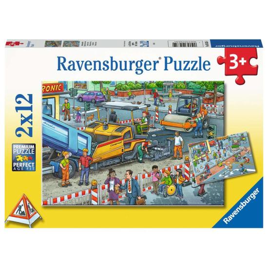 Ravensburger Work in Progress Puzzle 2 x 12 pièces