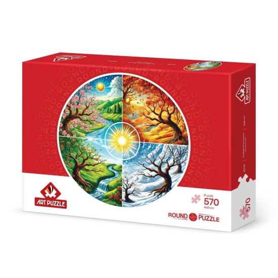 Puzzle Art Puzzle La Roue Des Quatre Saisons 570 Pièces